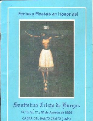 FERIAS Y FIESTAS EN HONOR DEL SANTISIMO CRISTO DE BURGOS