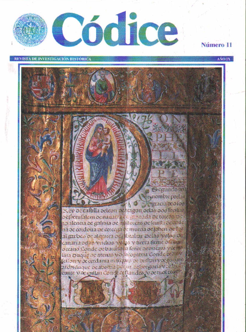 CÓDICE, REVISTA DE INVESTIGACIÓN HISTÓRICA NÚMERO 11