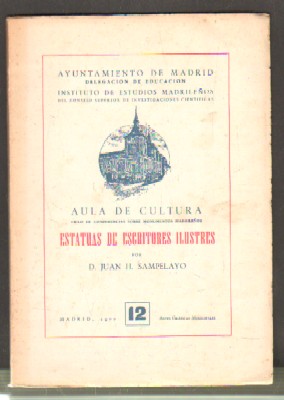 ESTATUAS DE ESCRITORES ILUSTRES