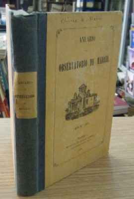 ANUARIO DEL OBSERVATORIO DE MADRID. AÑO XI. 1871