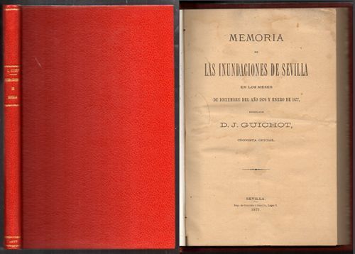 MEMORIA DE LAS INUNDACIONES DE SEVILLA EN LOS MESES DE DICIEMBRE DEL AÑO 1876 Y ENERO DE 1877.