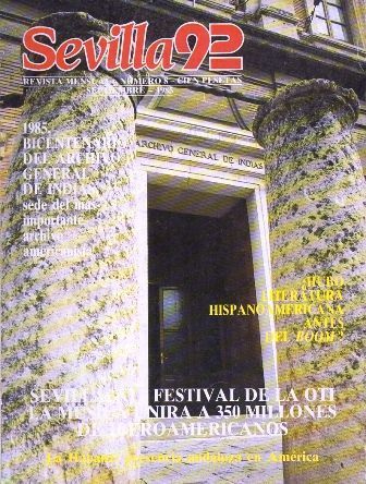 REVISTA MENSUAL SEVILLA 92. Nº 8 SEPTIEMBRE 1985.