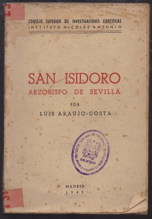 SAN ISIDRO - ARZOBISPO DE SEVILLA.