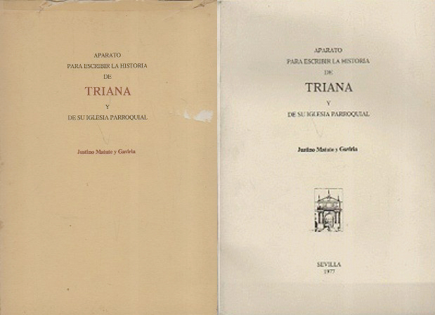 APARATO PARA ESCRIBIR LA HISTORIA DE TRIANA Y DE SU IGLESIA PARROQUIAL