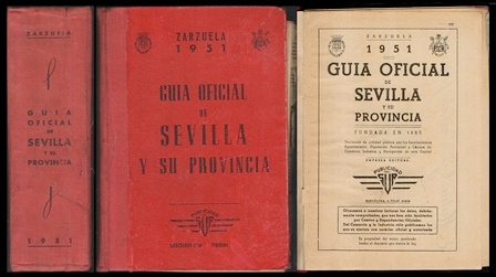 GUIA OFICIAL DE SEVILLA Y SU PROVINCIA AÑO 1951
