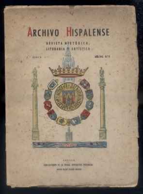 ARCHIVO HISPALENSE. REVISTA HISTÓRICA, LITERARIA Y ARTÍSTICA. 2ª ÉPOCA. AÑO 1945. TOMO IV. 9.
