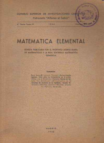 MATEMATICA ELEMENTAL