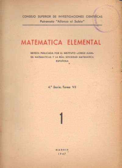 MATEMATICA ELEMENTAL