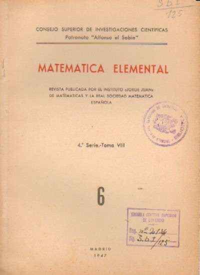 MATEMATICA ELEMENTAL