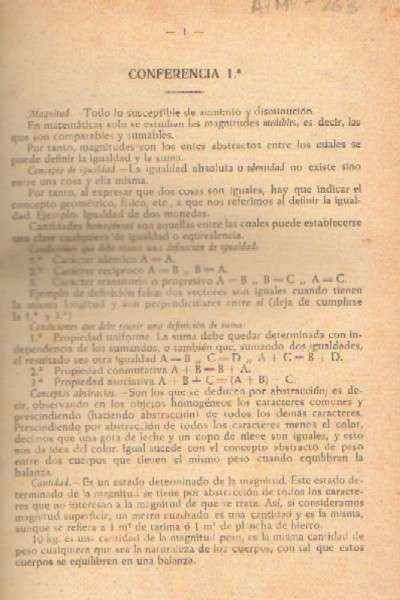 APUNTES DE MATEMATICAS (1942)