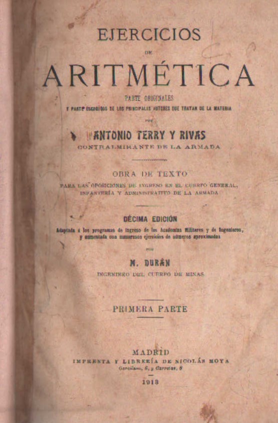 EJERCICIOS DE ARITMETICA