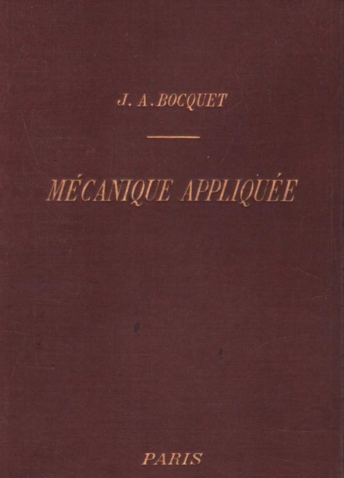 MÉCANIQUE APPLIQUÉE