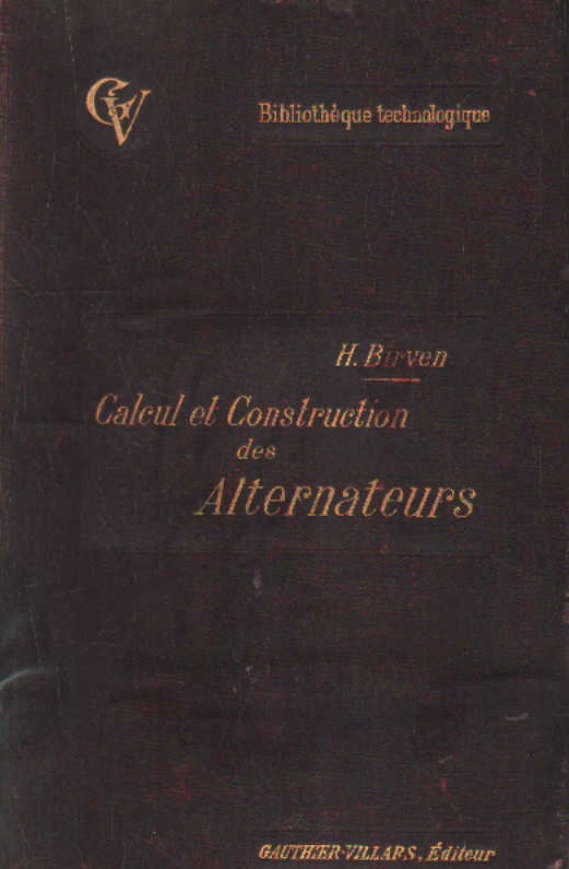 CALCUL ET CONSTRUCTION DES ALTERNATEURS