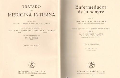 TRATADO DE MEDICINA INTERNA. TOMO II: ENFERMEDADES DE LA SANGRE