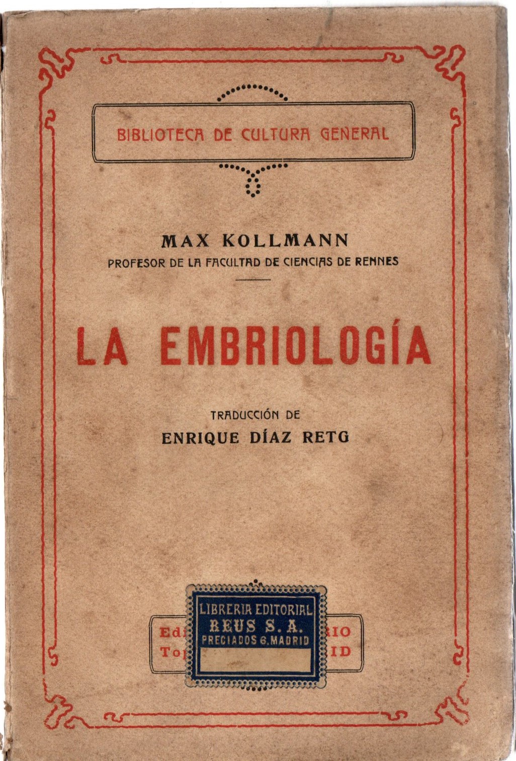 LA EMBRIOLOGIA