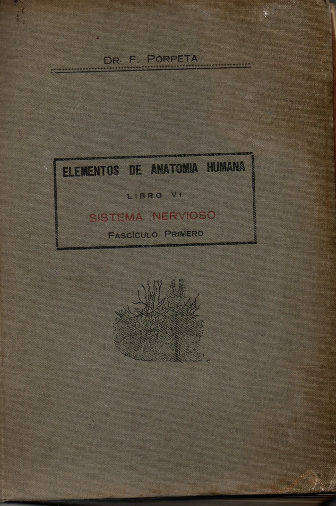 ELEMENTOS DE ANATOMIA HUMANA. TOMO VI SISTEMA NERVIOSO.