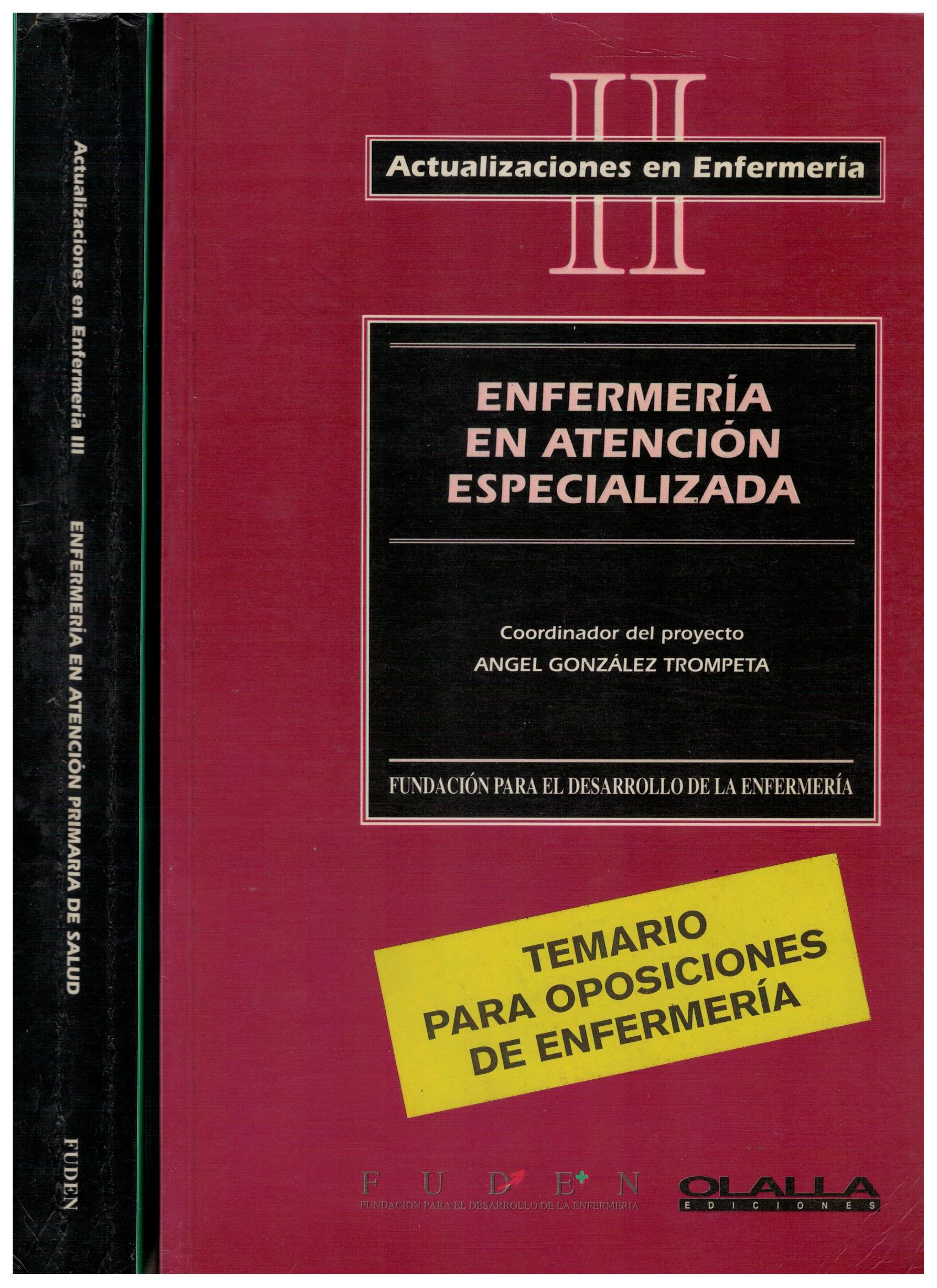 ACTUALIZACIONES DE ENFERMERIA II Y III (2 TOMOS).