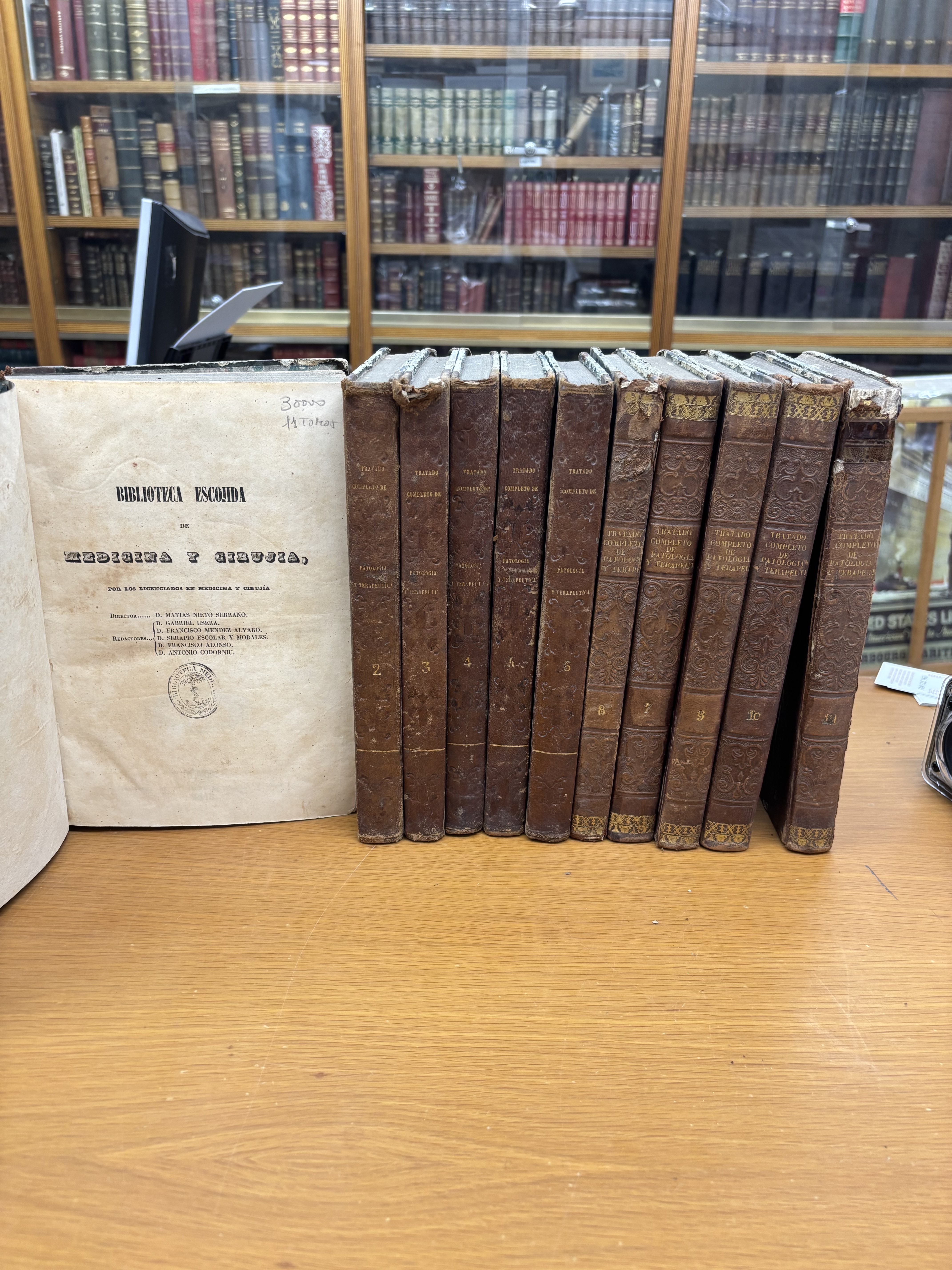 BIBLIOTECA ESCOJIDA DE MEDICINA Y CIRUJIA (11 TOMOS)