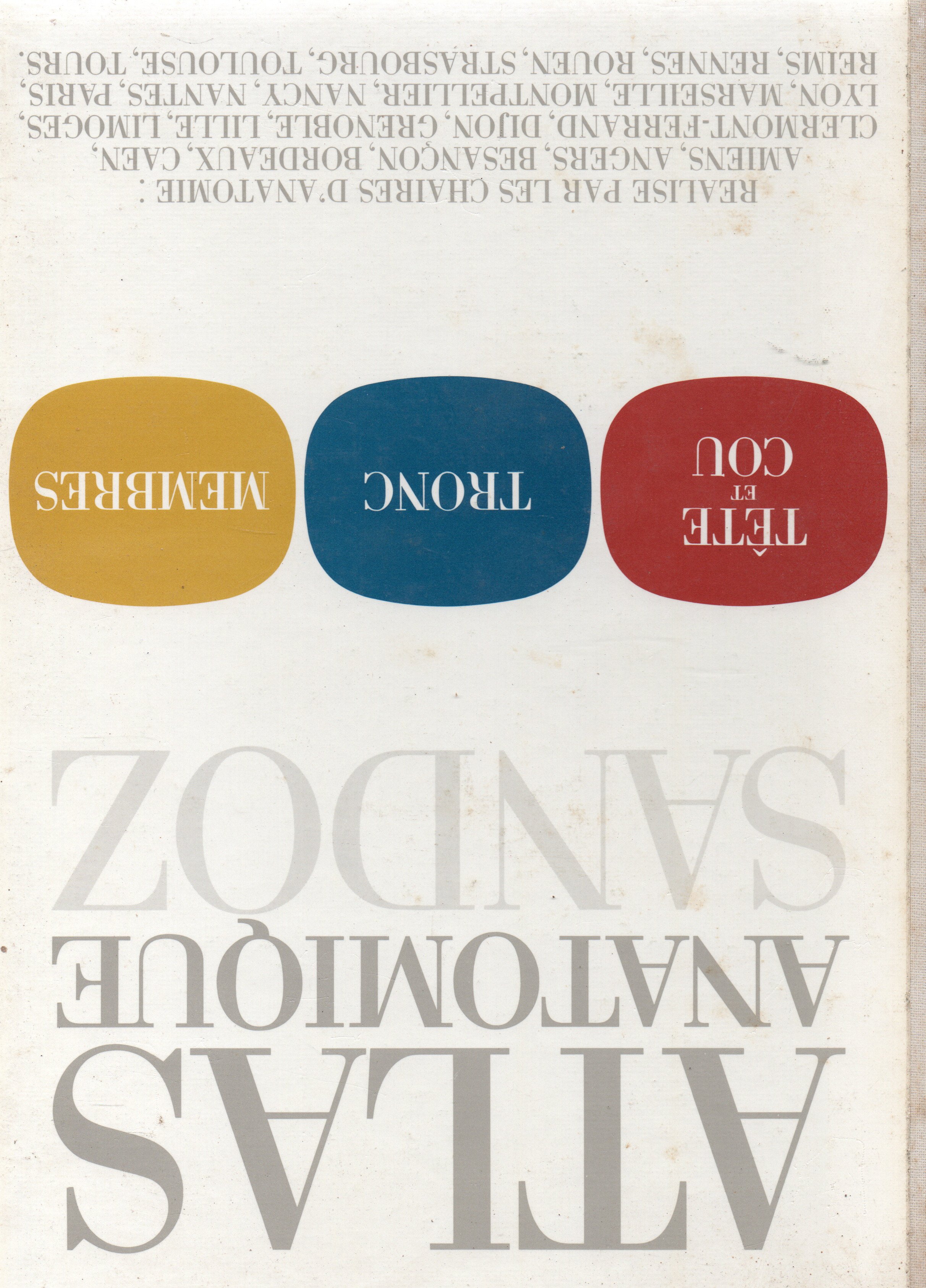 ATLAS ANATOMIQUE SANDOZ.