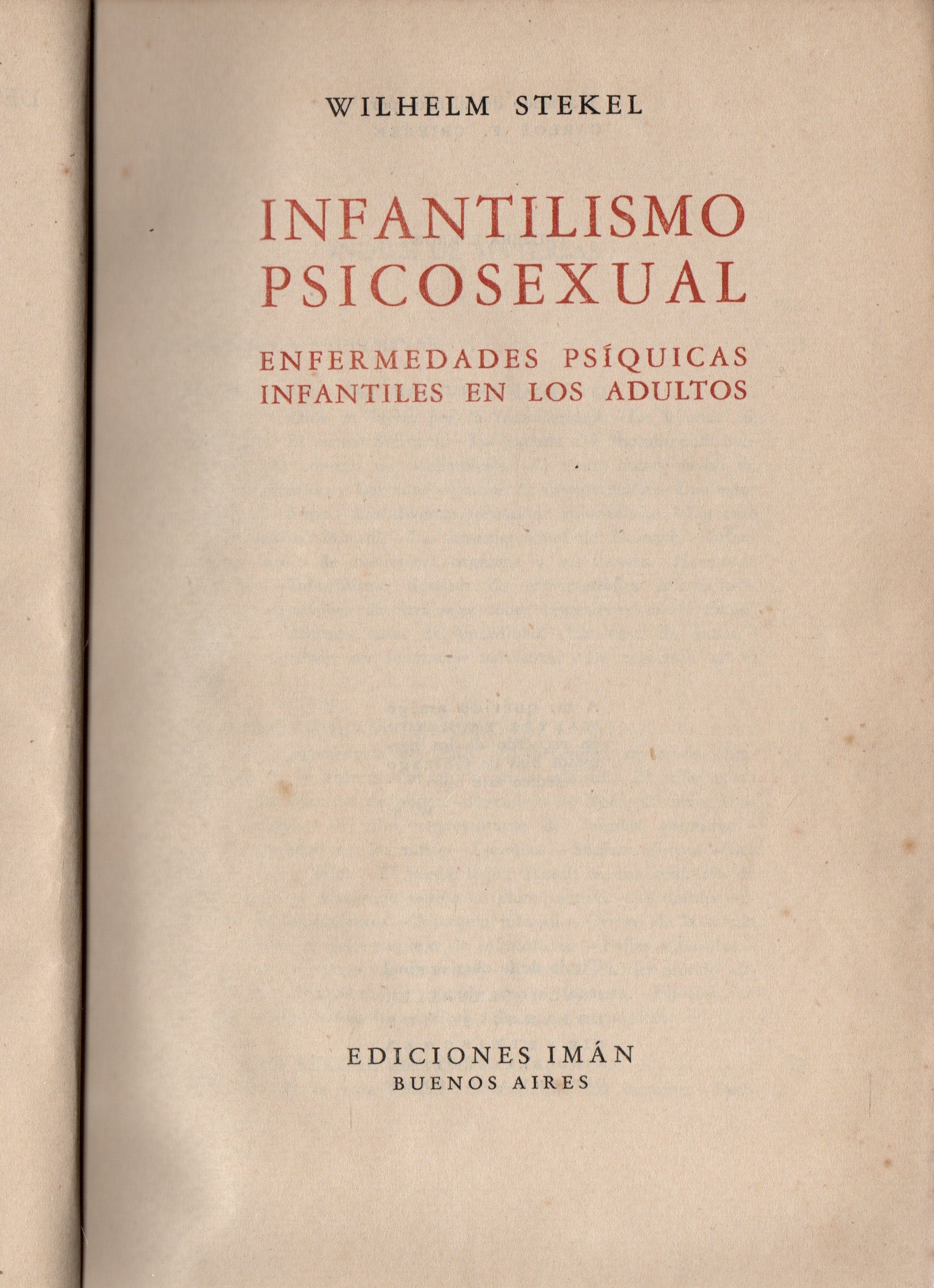 INFANTILISMO PSICOSEXUAL