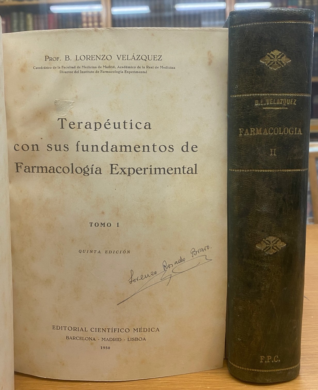 TERAPÉUTICA CON SUS FUNDAMENTOS DE FARMACOLOGÍA EXPERIMENTAL (2 TOMOS)