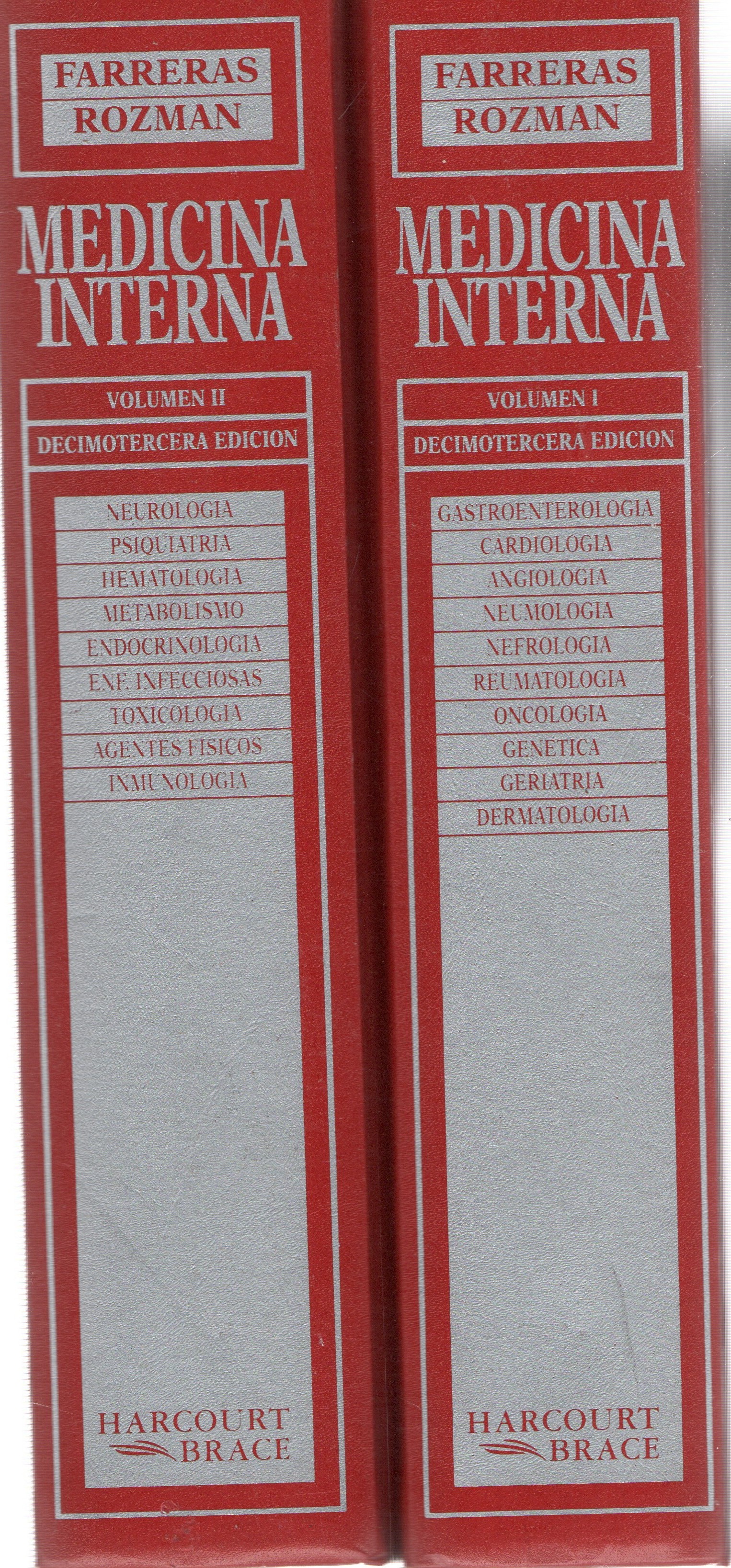 MEDICINA INTERNA. VOLUMENES I Y II