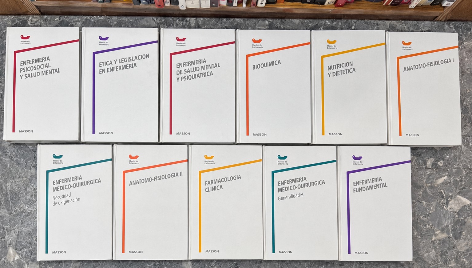 COLECCION INCOMPLETA MASTER DE ENFERMERIA