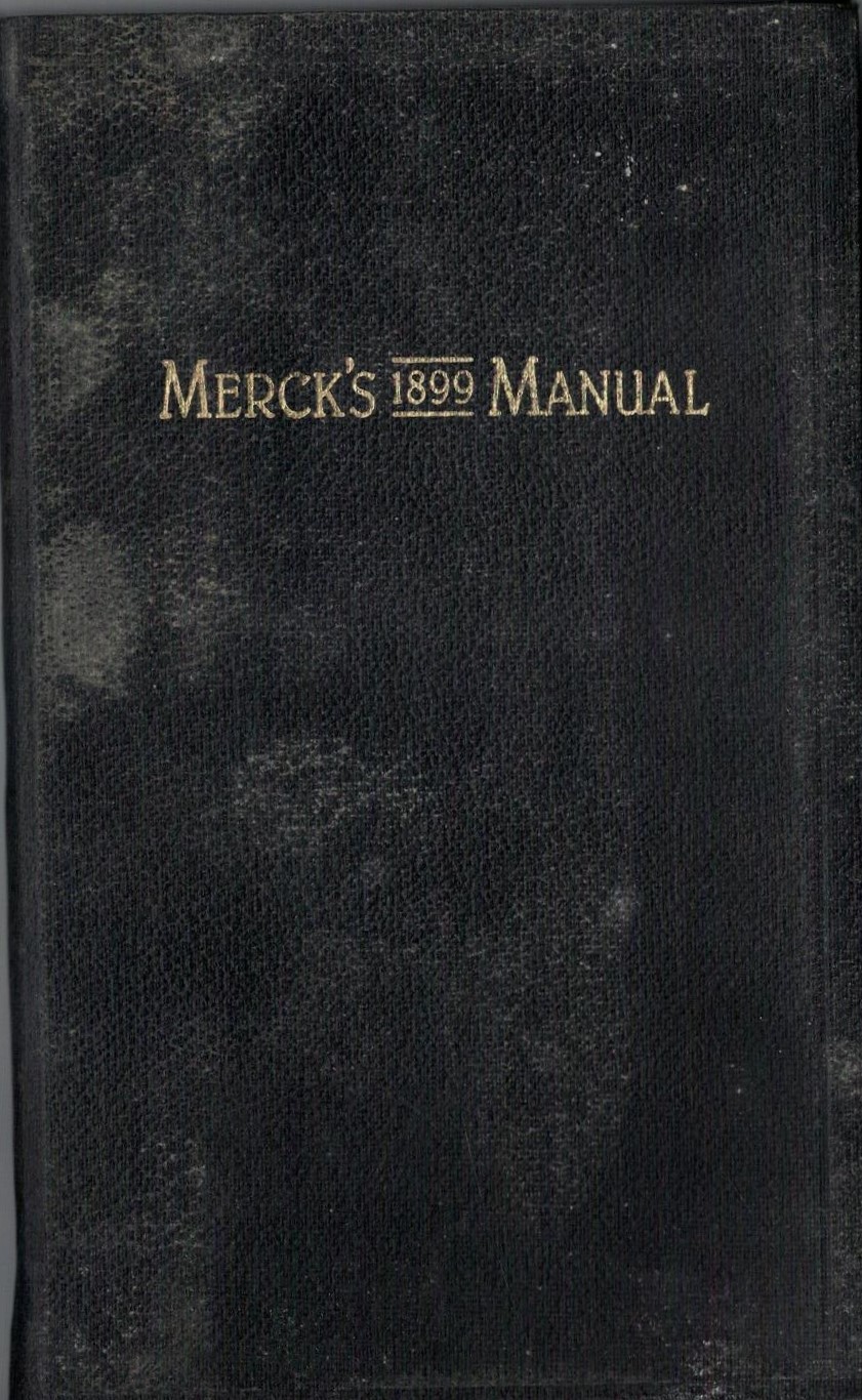 MERCK'S 1899 MANUAL
