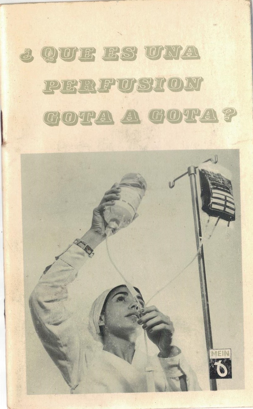 ¿QUÉ ES UNA PERFUSIÓN GOTA A GOTA?