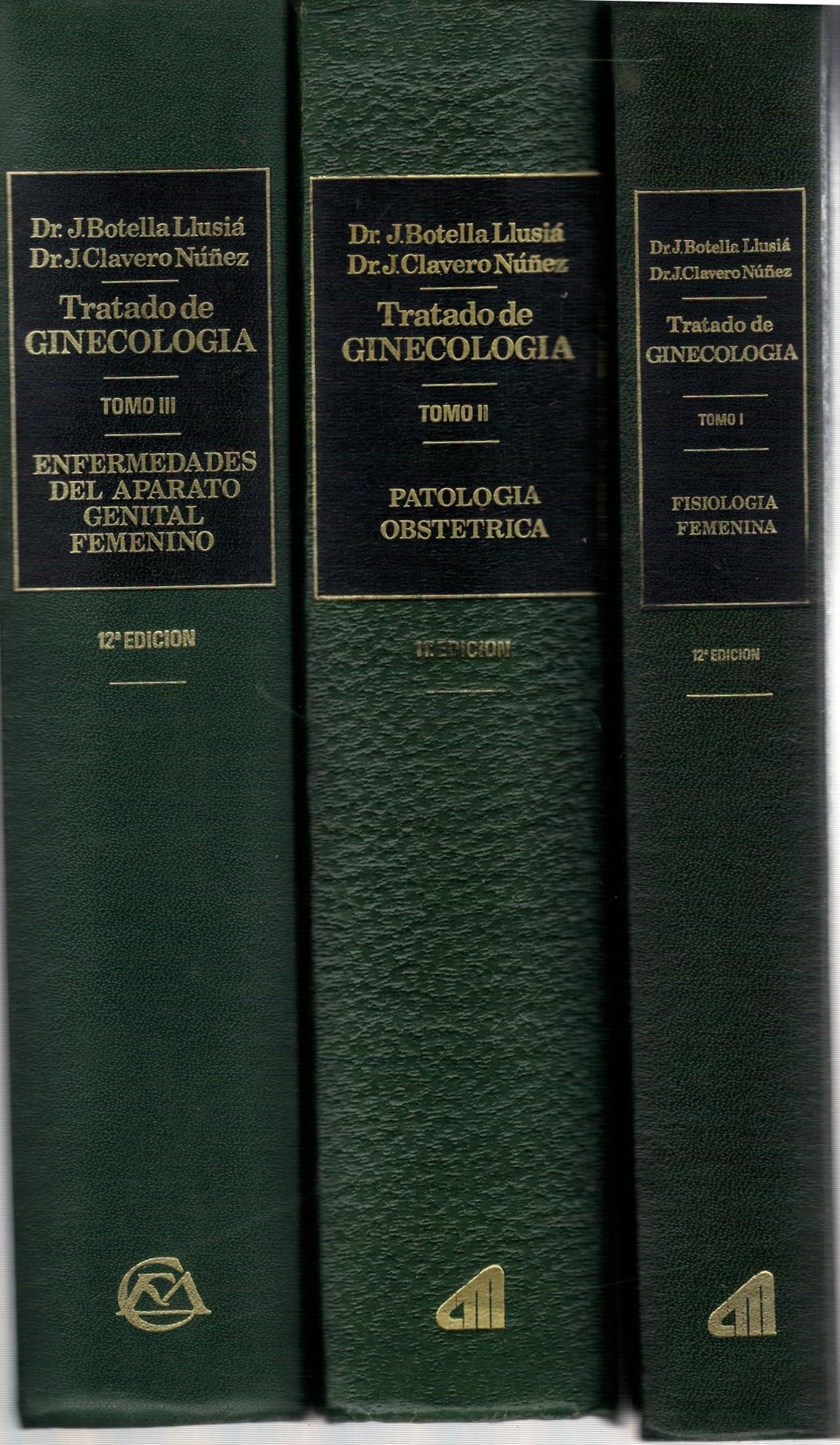 TRATADO DE GINECOLOGIA TOMO I, II Y III