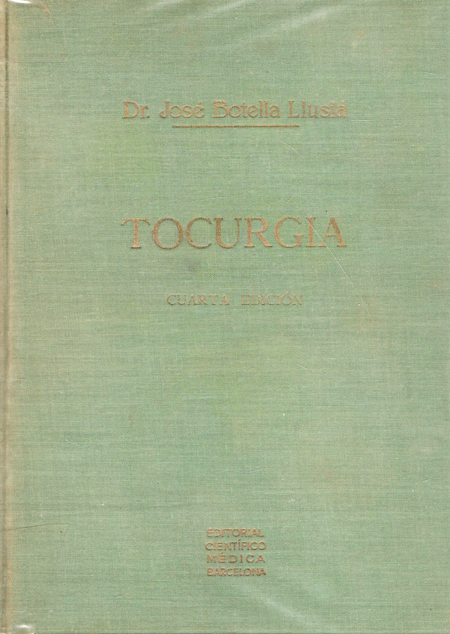 TOCURGIA. CUARTA EDICION.