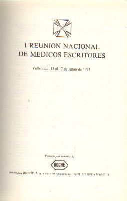 REUNION NACIONAL DE MEDICOS ESPAÑOLES. I Y II. OBRA EN DOS TOMOS