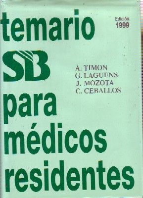 TEMARIO  SB PARA MEDICOS RESIDENTES