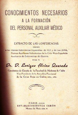 CONOCIMIENTOS NECESARIOS A LA FORMACION DEL PERSONAL AUXLIAR MEDICO