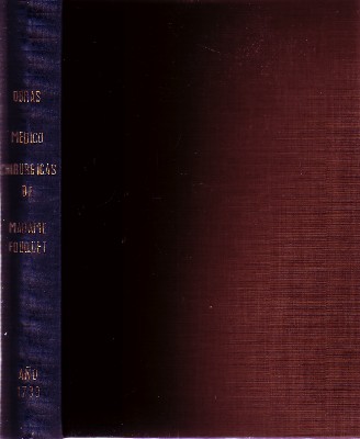 OBRAS MEDICO CHIRURGICAS DE MADAME FOUQUET. TOMO 1.
