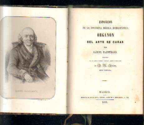 ORGANON DEL ARTE DE CURAR.