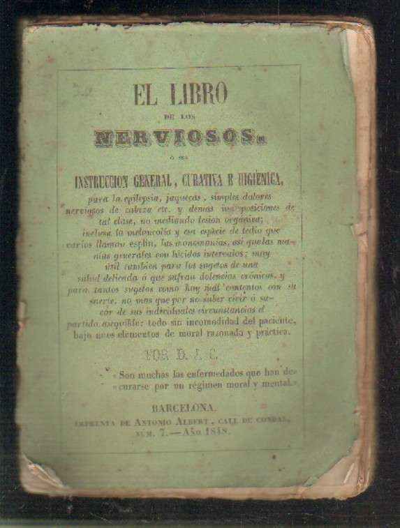 EL LIBRO DE LOS NERVIOSOS.
