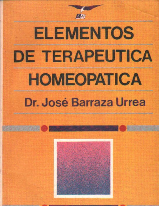 ELEMENTOS DE TERAPEUTICA HOMEOPÁTICA