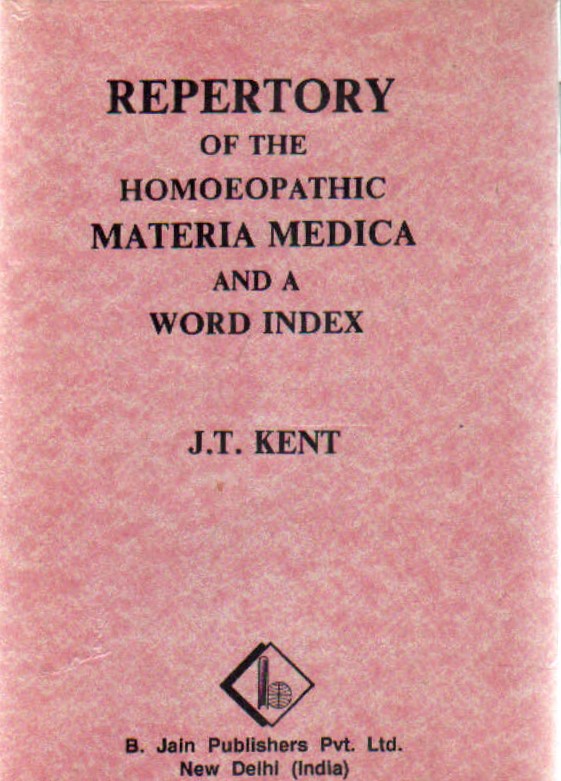 REPERTORY OF THE HOMEOPATHIC MATERIA MEDICA AND WORD INDEX