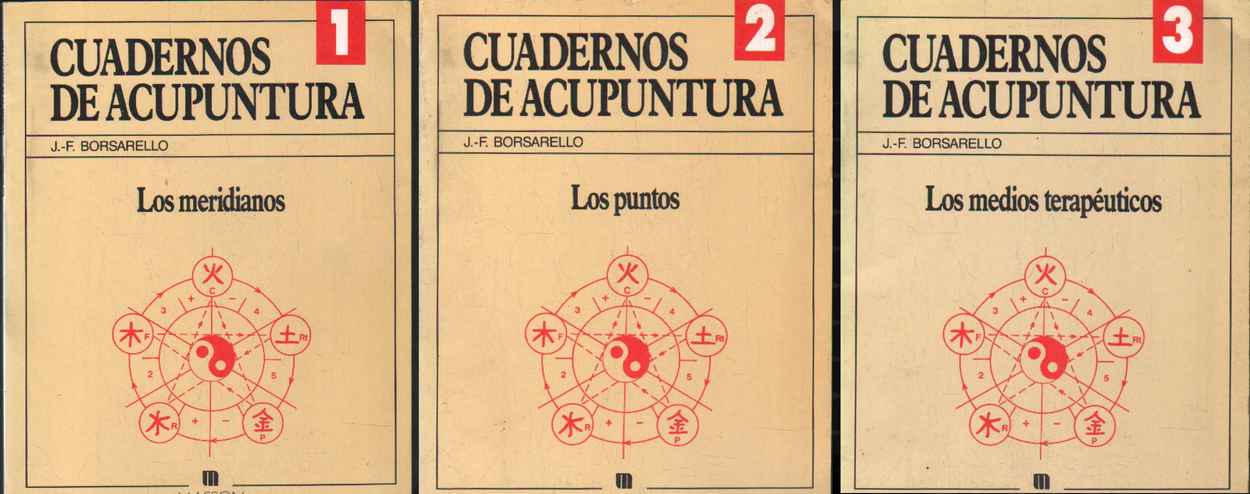 CUADERNOS DE ACUPUNTURA (3 TOMOS)