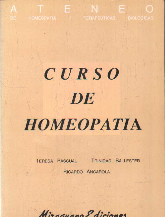 CURSO DE HOMEOPATIA