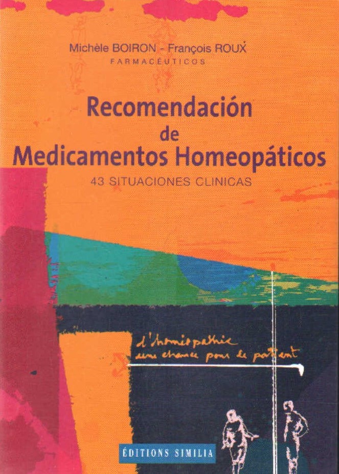 RECOMENDACIÓN DE MEDICAMENTOS HOMEOPÁTICOS.