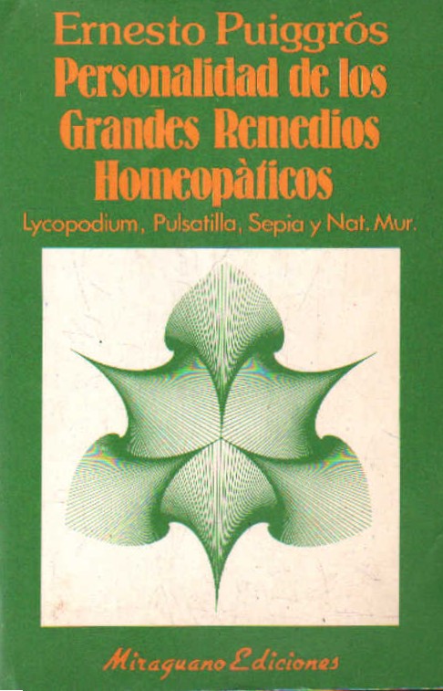 PERSONALIDAD DE LOS GRANDES REMEDIOS HOMEOPÁTICOS