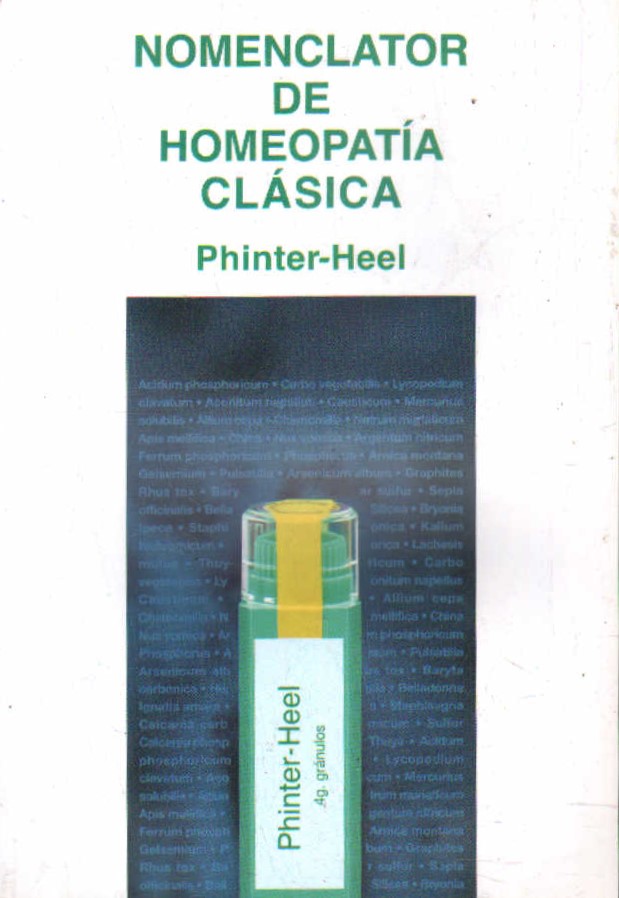 NOMENCLATOR DE HOMEOPATÍA CLÁSICA
