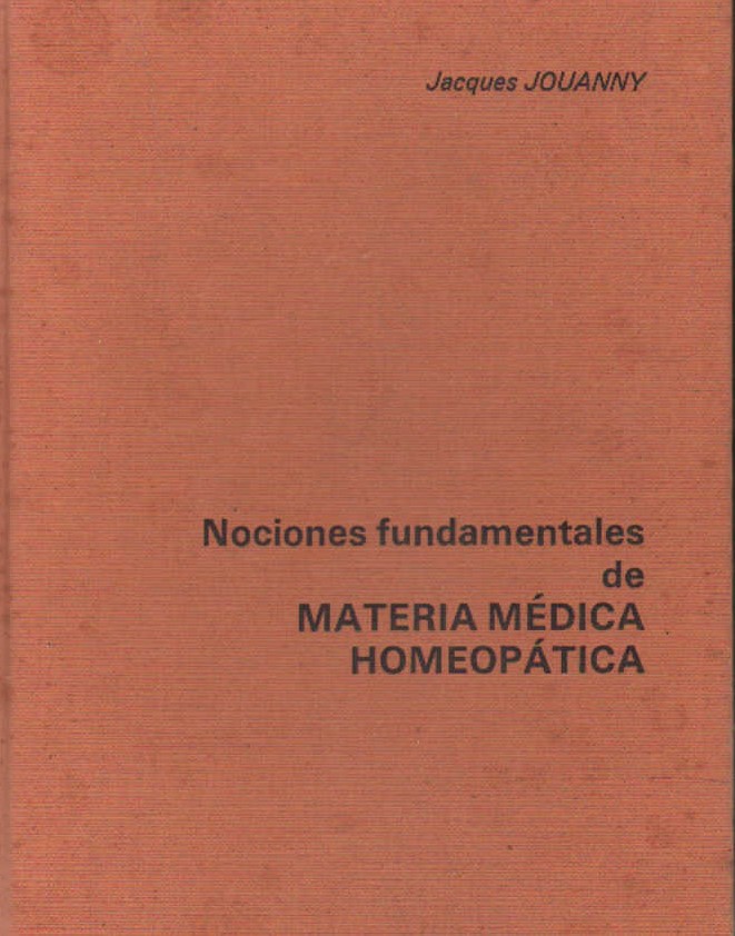 NOCIONES FUNDAMENTALES DE MATERIA MÉDICA HOMEOPÁTICA