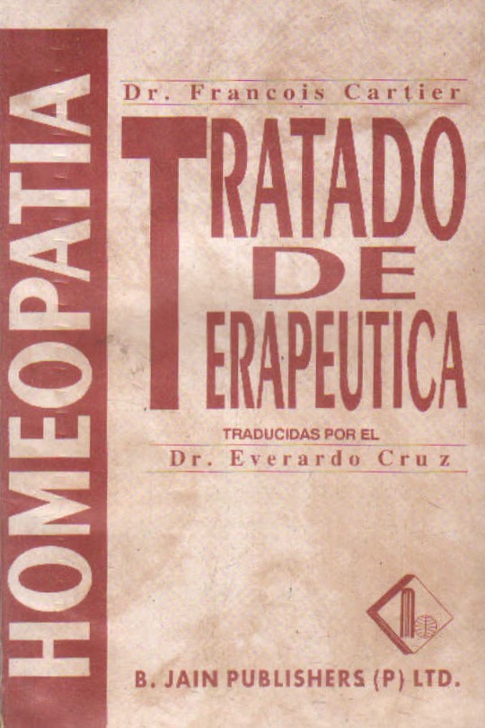 HOMEOPATÍA. TRATADO DE TERAPÉUTICA