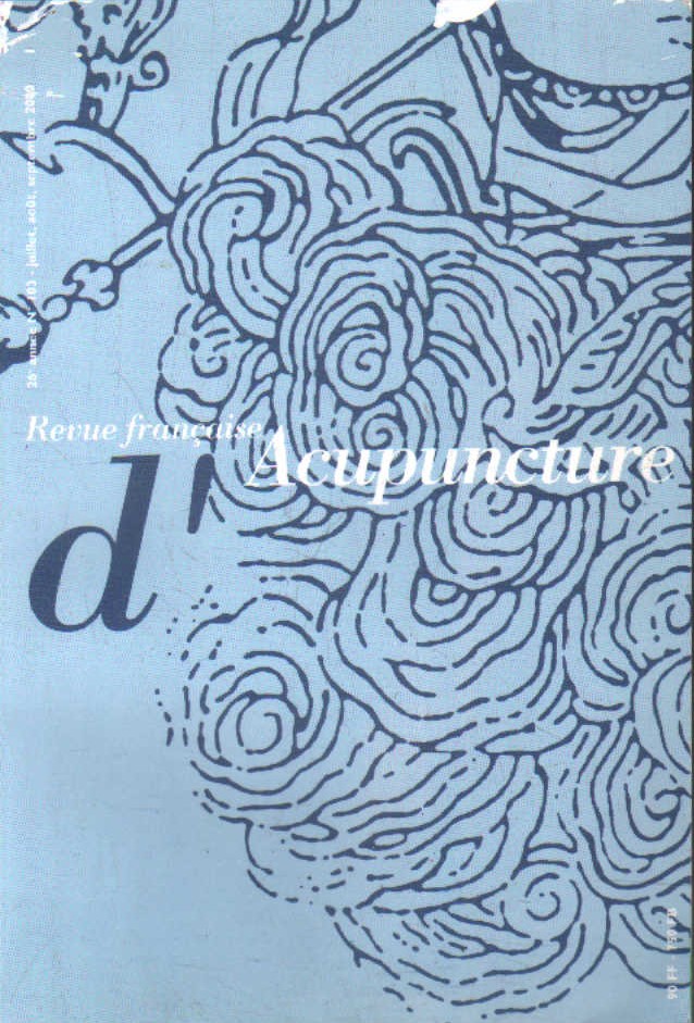 REVUE FRANÇAISE ACUPUNCTURE. Nº 103