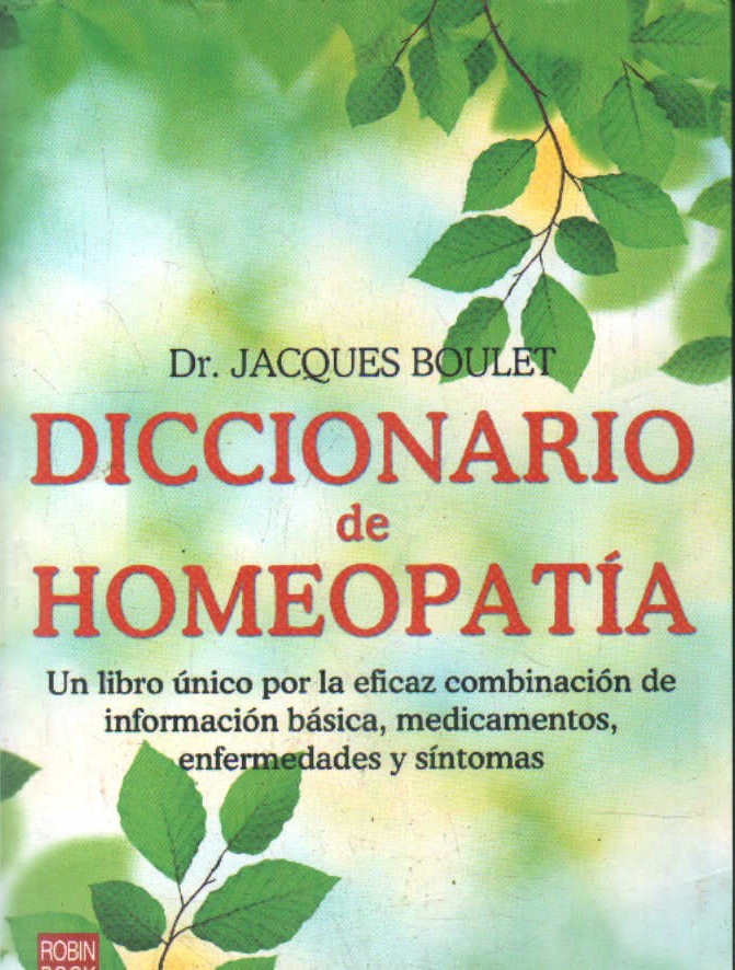 DICCIONARIO DE HOMEOPATÍA
