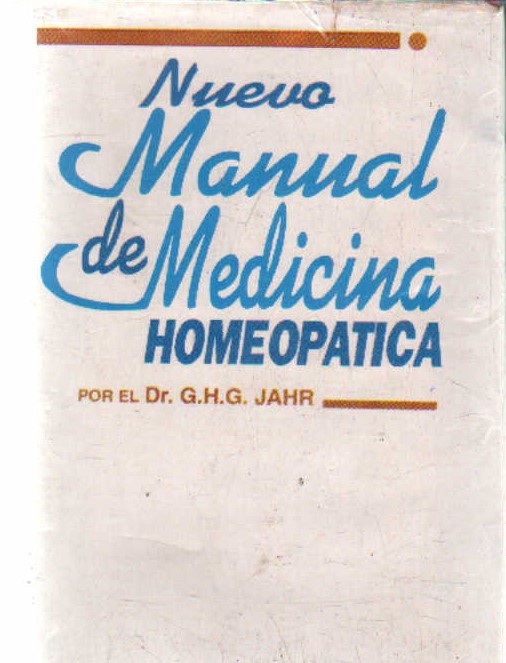 NUEVO MANUAL DE MEDICINA HOMEOPATICA