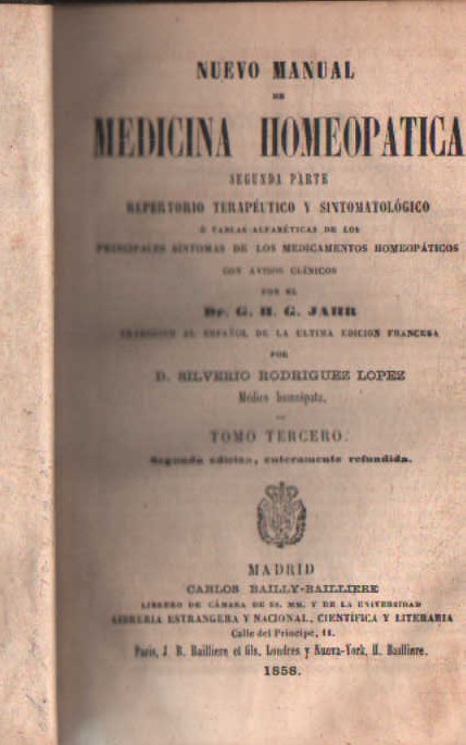 NUEVO MANUAL DE MEDICINA HOMEOPÁTICA